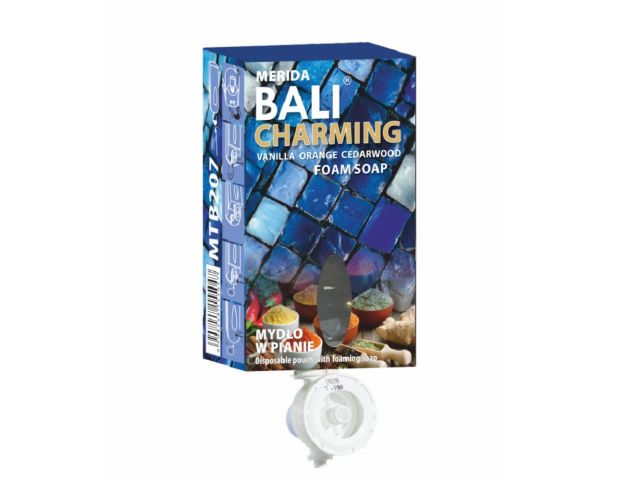 Mydło w pianie, MERIDA BALI CHARMING, jednorazowy wkład 700 g, zapach wanilii, pomarańczy i drzewa cedrowego